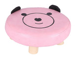 Small Under Desk Footrest Cute Cartoon Ottoman with 4 Stable Log Legs for Children V1294-YM0523-3116210070411