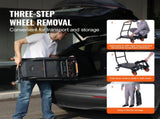 Aluminum Truck, 2 in 1, 136 kg Max Load Capacity, Heavy Duty Industrial Convertible Folding V952-DGNSTHC300BE75URLV0