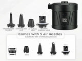 Outdoor Camping Digital Electric Air Pump, 5200mAh Built-in Battery, for Air Mattresses and Swim V1265-AU-054-HEI
