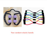 Purple Set of 2 Foam Roller Ring Leg Massagers with 2 Resistance Bands - Muscle Relief Kit V888-ELOSUNG28204