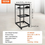20U Open Frame Server 15''-40'' Adjustable Depth, Free Standing or Wall Mount Network Server V952-KFSJJH20U2340PHVWV0