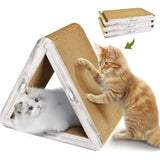 Foldable Triangle Cat Scratcher with 6 Sides V1237-ZY-908-095