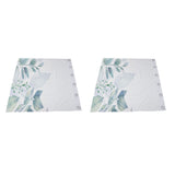 Botanical Printed Scandinavian Style Greenery Balcony Window Sunscreen Blackout V1294-YM0901-3115230081611