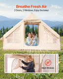 VEVOR Inflatable Tent for Camping 3-5 Person Glamping Tent with Pump Easy Set up V952-KJZP321MCQWZILCOXV0