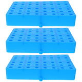 3Pcs Lightweight Plastic Pallet Platform with Ventilation Grid for Warehouse and Garage Storage V1366-AZ2-W-15467