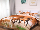 Chestnut Cavallo Prairie Run Quilt / Doona / Duvet Cover set V745-AQ04150K3