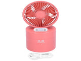 4000mAh Humidifier Fan Dual Mist Spray USB Charging Fan Cooling Humidifier for DormitoryRed V1294-YM0901-3113210069513