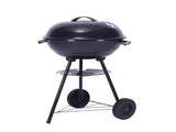 Outdoor Folding Apple-Shaped Stainless Steel Charcoal Barbecue Grill - 41cm Grill Net V888-ELOSUNG28465