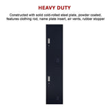 2-Door Vertical Locker for Office Gym Shed School Home Storage V63-832451
