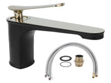 Bathroom Single Hole Faucet Lavatory Hot and Cold Water Tap for Washbasin Hotel HomeG9/16 V1294-YM0901-3112210056013