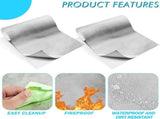 2 Pcs 24'' x 48'' Aluminized Heat Shield Thermal Barrier Adhesive Backed Blanket Wrap Fiberglass V1259-DP01-A-1214