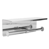 Stainless Steel Toilet Paper with Shelf Self Adhesive Punch Free Toilet Paper Shelf Roll V1294-YM0626-3112220090611