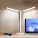 Emitto Double Head Desk Lamp LED Light Eye Caring USB LI0569