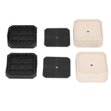 8 Set Full Covered Bed Risers Shockproof Stackable Furniture Risers for Refrigerator Washing Machine V1294-YM0715-3117220136211