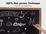 35"x46" Rustic Wood Framed Chalkboard Wall Hanging Magnetic Wedding Sign V952-BG3546INCHMDFSHWLV0