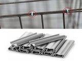 2400Pcs Animal Cages Installation M Shape Nails Metal Chicken Coop Wire Clip Buckles Type M Nails V1294-YM0703-3111230030911