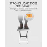 Large Aluminum Folding Side Table Collapsible Outdoor Stand, Lightweight Portable Utility Surface, V1369-AZ3-W-23770