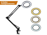 USB Crank Arm 5X Magnifying Glass Clip Light Repair Lamp V1294-YM0901-3119200049611