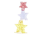 Christabelle 120cm Triple Star Christmas Display with Lights 112_MHA515