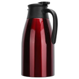 2L Insulation Pot Stainless Steel Vacuum Thermal Kettle Jug for Home Office TravelRed V1294-YM0718-3118210026311