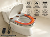 USB Heated Toilet Seat Cover with Capybara Design Soft Plush, Washable, Fast Heating, 5-Level V1341-ZY-69VLM7RR-BROWN