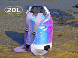 20L Waterproof Roll Top Backpack, Floating Lightweight Sack with Adjustable Straps,for Beach Camping V1366-AZ2-W-27910