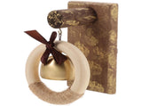 WHAMVOX Wooden Brass Doorbell Shopkeeper Bell for Door Opening Entrance Wood Doorbell Wind Chime V1189-WXFWAL-20260326-02295