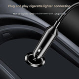 White Portable Car Electric Kettle 12V/24V Universal USB Travel Water Boiler 500ml 316 Stainless V888-ELOSUNG51235