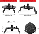 Car Accessory 100-170mm Adjustable 3 Jaw Fuel Tank Lid Wrench Tank Cover Oil Pump Cap Removal Wrench V1263-JX-2844