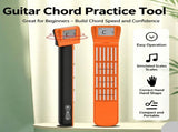 New Pocket Silent Guitar Chord Trainer, Portable Mute Guitar Finger Practice Aid, SelfStudy Tool V1221-XM-LB5290-ZS174