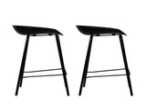 Artiss 2x Bar Stools Kitchen Counter Stools Metal BA-BB-BAR-8319-BKX2