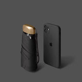 Automatic Umbrella Elegant Black, 110 cm for Style Conscious V1237-ZY-506-0310