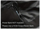 Men'S Heated Vest Electric Heating Gilet Winter Vest Smart Temperature Control - Black - Size L V1106-920-150462-BLK-L
