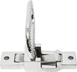 Heavy Duty 316 Stainless Steel Folding Mast Step with Diamond Tread Pattern for Boat,Yacht,Car,Truck V1259-DP01-A-1408
