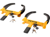 Wheel Lock, 2 Packs Universal Wheel Clamp Lock, Adjustable Anti Theft Trailer Lock Wheel Clamp, V952-JQSLTS2J0000HVGE2V0