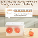 Storage Box Cold Kettle With Faucet In Refrigerator 4L Large Capacity Storage For Fruit Juice V1369-AZ3-W-17571