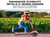ROVO KIDS 3-Wheel Electric Scooter , Ages 3-8, Adjustable Height, AU Compliant, Lithium Battery, V219-TRNESCRVM1PA