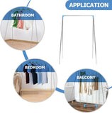 Drying Rack Garment Bags Travel Foldable Laundry Hanger Space- Saving Laundry Dance Garment Bags V1192-AZ-W-9835