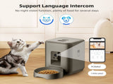 Smart Pet Feeder with Camera 2L, WiFi App Control, Two-Way Audio, USB & Battery Backup V1232-CWWSJ-KS-001