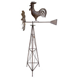Windmill w Rooster 169cm V637-13322WND