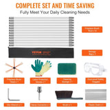 12 m Chimney Sweep Kit, w/ 12 Reinforced Nylon Flexible Rods, Ergonomic Chimney Cleaning Brush, V952-YCS39YC1PCS1SWX6XV0