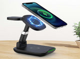 Foldable 3-in-1 Wireless Charging Station, 15W Charger V1263-JX-5009