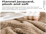 200 x 360cm Blue and Grey Pineapple Grid Plush Sofa Blanket for 4 Seater - Soft Thick Flannel V888-ELOSUNG55500-5