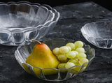 Luxshiny Transparent Acrylic Lotus Bowl - Lightweight Serving Bowl for Salad, Fruits, Desserts, V1189-WXFWAL-20260326-01862