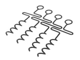 4PCS Spiral Tent Tacks Iron Stable Spiral Type Heavy Duty Spiral Tent Stake for Tent Trampolines V1294-YM0703-3111230089811