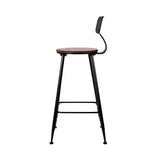 Artiss 4x Bar Stools Vintage Metal Chairs LC-BAR-CHR-ALEX-WALX4