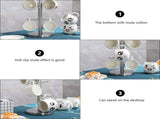 Plated Stainless Steel Coffee Cup Holder with Six- Design for Kitchen Organization and Storage V1369-AZ3-W-21470
