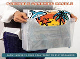 4 Piece 12 12 Inch Paper Storage, Scrapbook Paper Storage with Wheels, Scrapbook Paper Storage, 12 V1370-AZ4-07722
