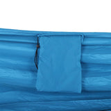 Hanging Chair Bed Dual Use Portable Hammock Swing for Camping Courtyard Corridor OutdoorBlue V1294-YM0901-3116200020311