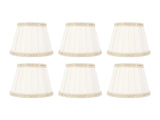6 Pcs Fabric Lamp Shade Simple Pleated Universal Cloth Lampshade for Floor Table Lamps V1294-YM0901-3119250002311
